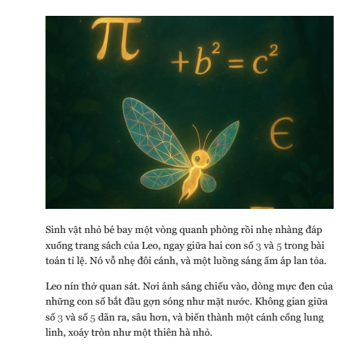 LEO VÀ NHỮNG BÍ MẬT CỦA MATHEMATICA: Khu Vườn Số - Ảnh 4